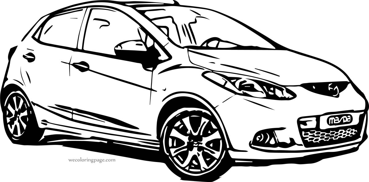 Мазда RX-8 чертеж