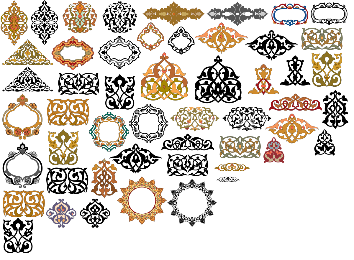 Арабские узоры и орнаменты