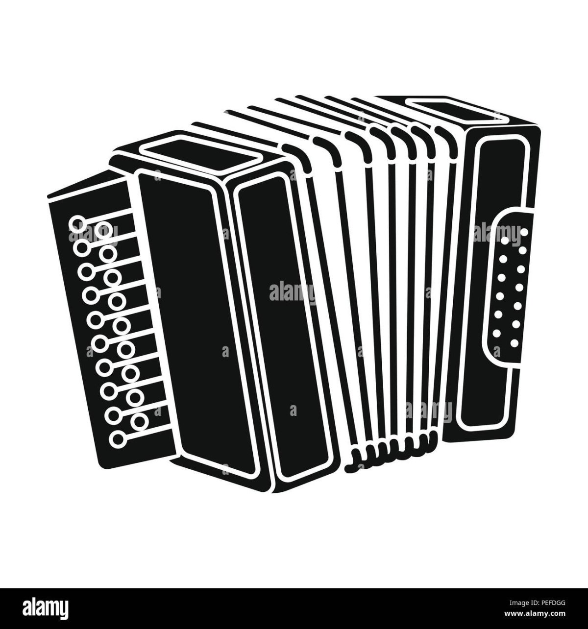 Медведь с балалайкой раскраска