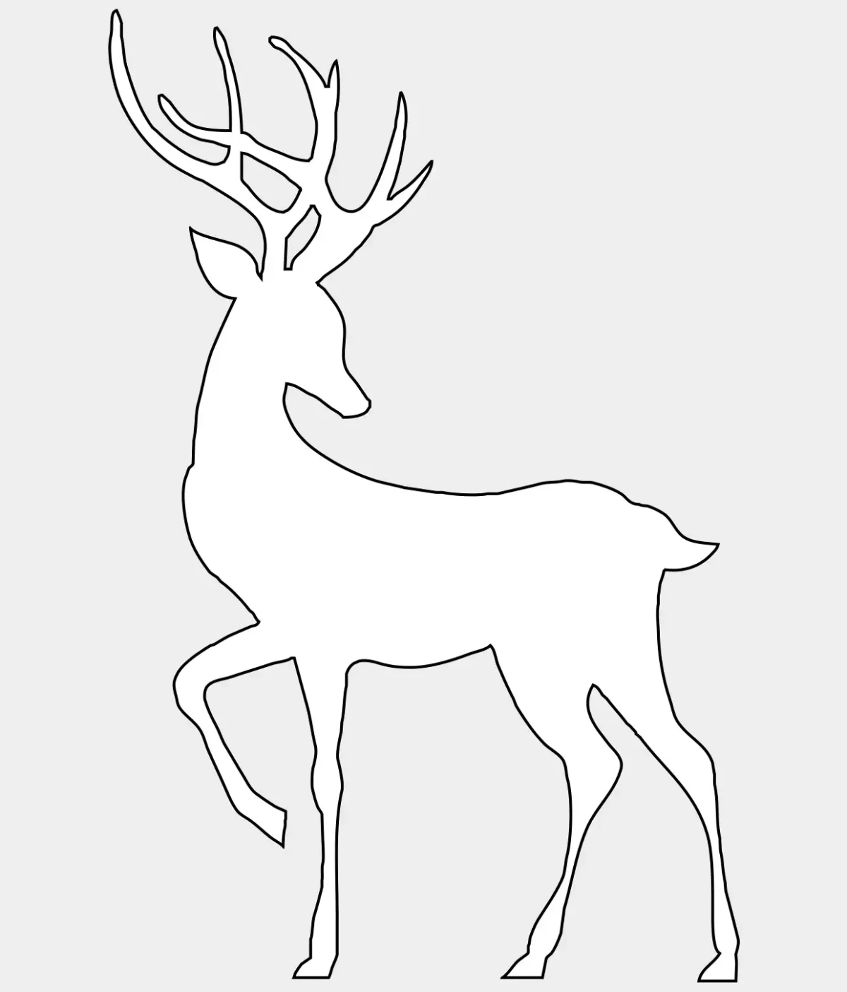 Раскраска Олененок