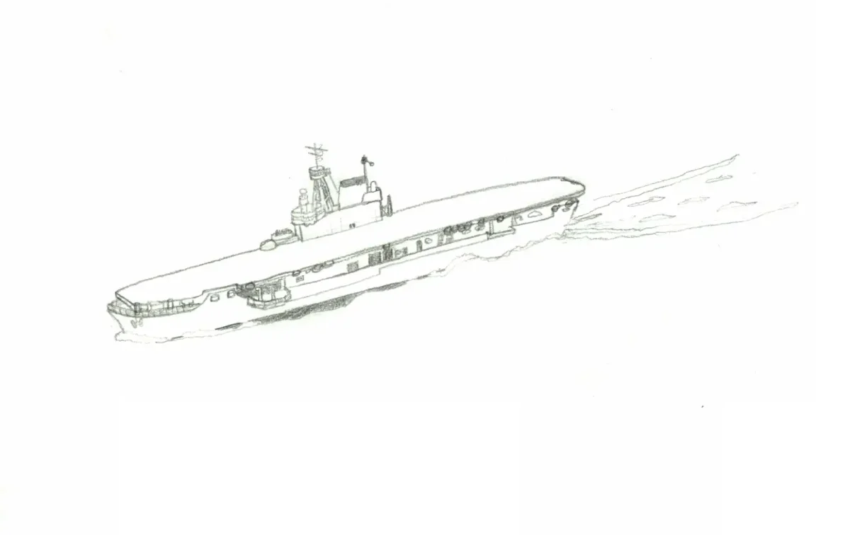 Линкор Ямато рисунок