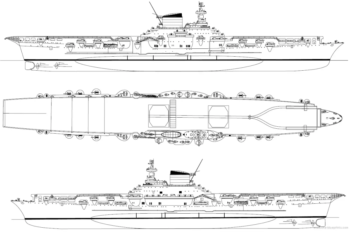 Нарисовать авианосец
