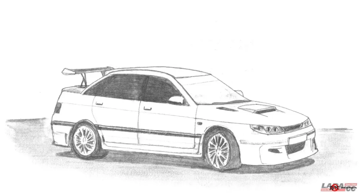 Раскраска машины двенашки