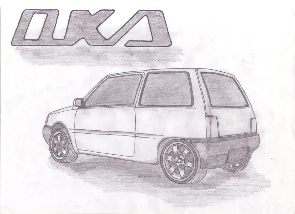 ВАЗ 1111 Ока раскраска