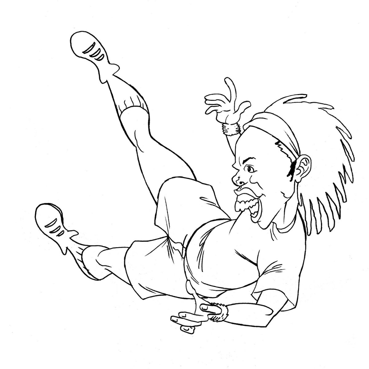 Роналдиньо раскраска