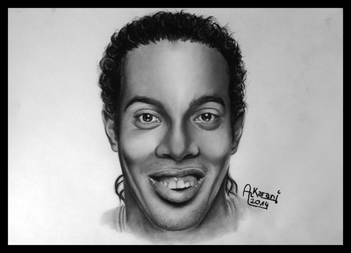 Роналдиньо портрет