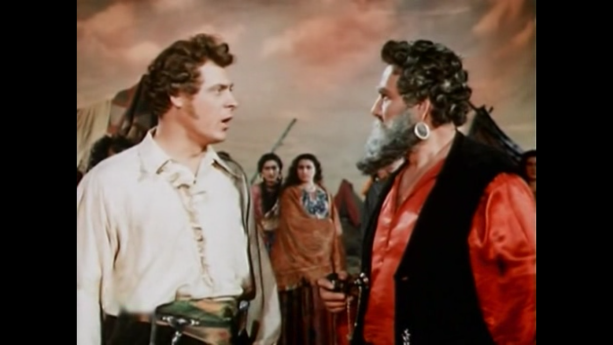 Рисунок костюма цыганочки