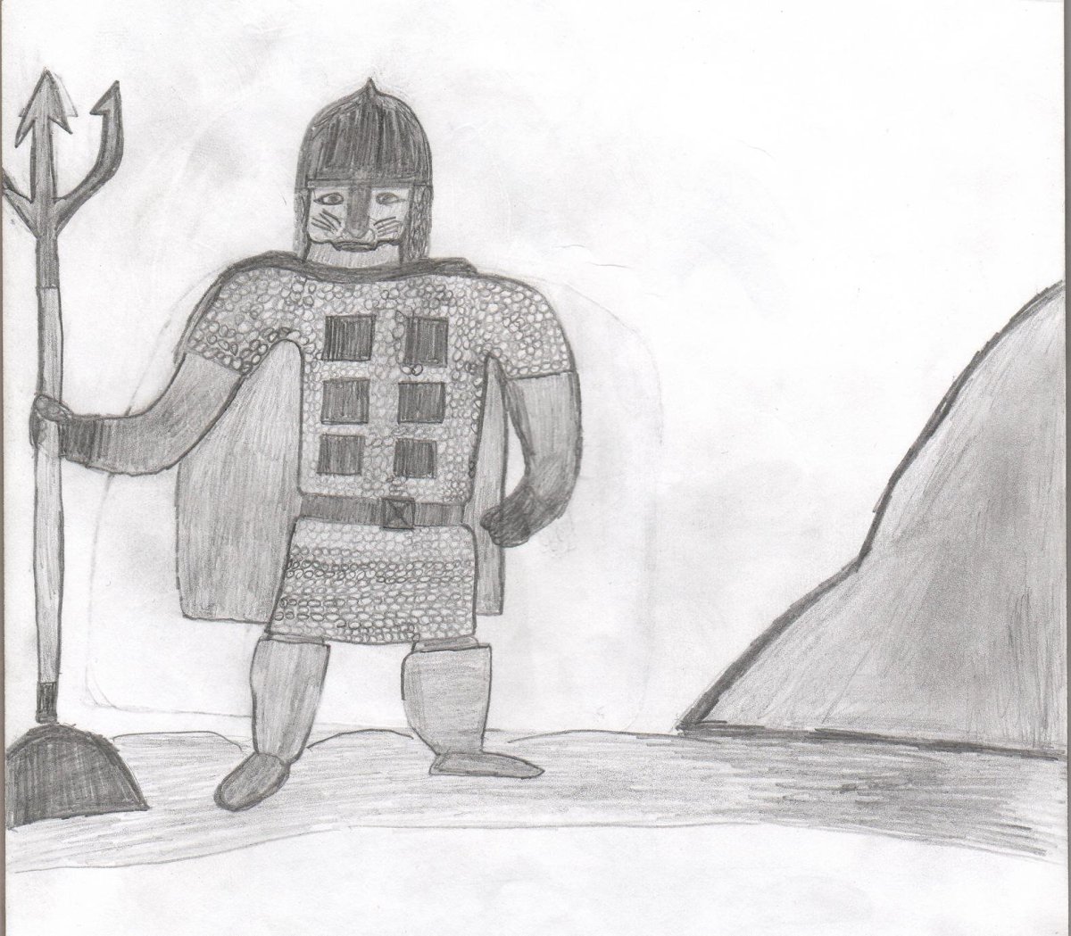 Раскраска Рыцари средневековья