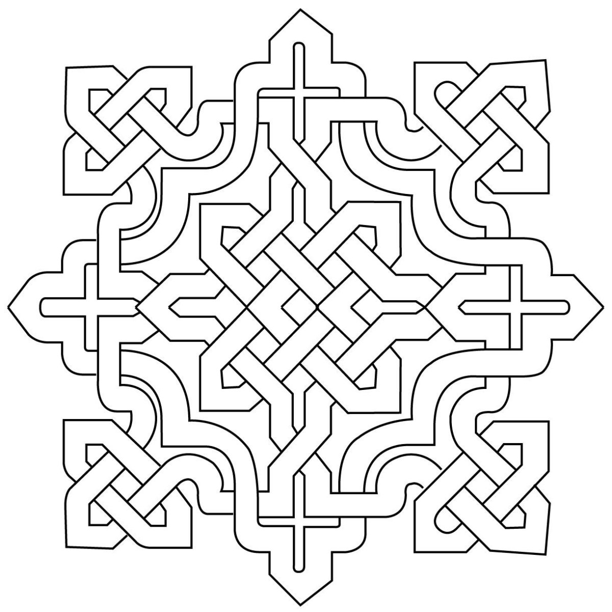 Арабески геометрический узор