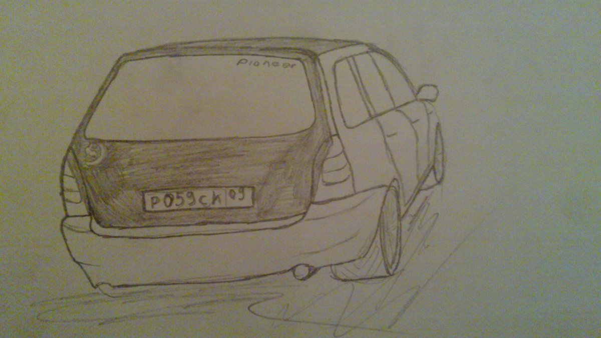 Калина 1 универсал контур машины