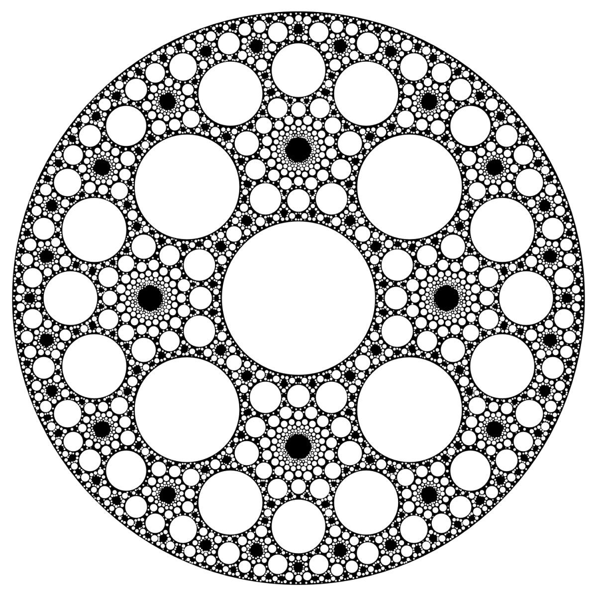 Круговой орнамент геометрический