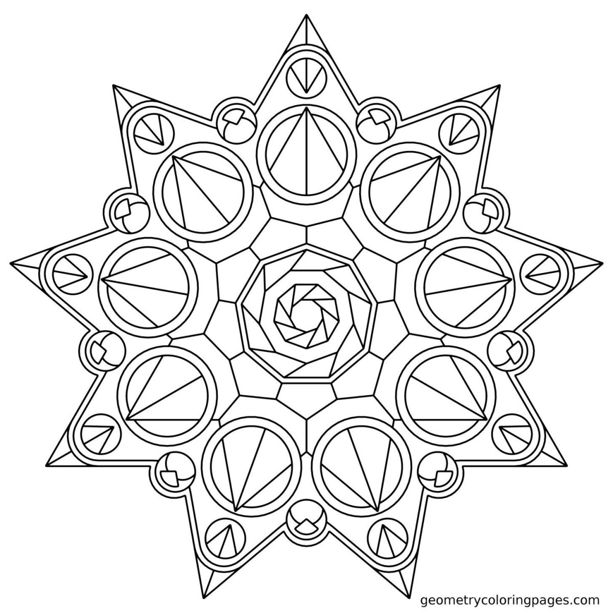 Мандала Геометрическая