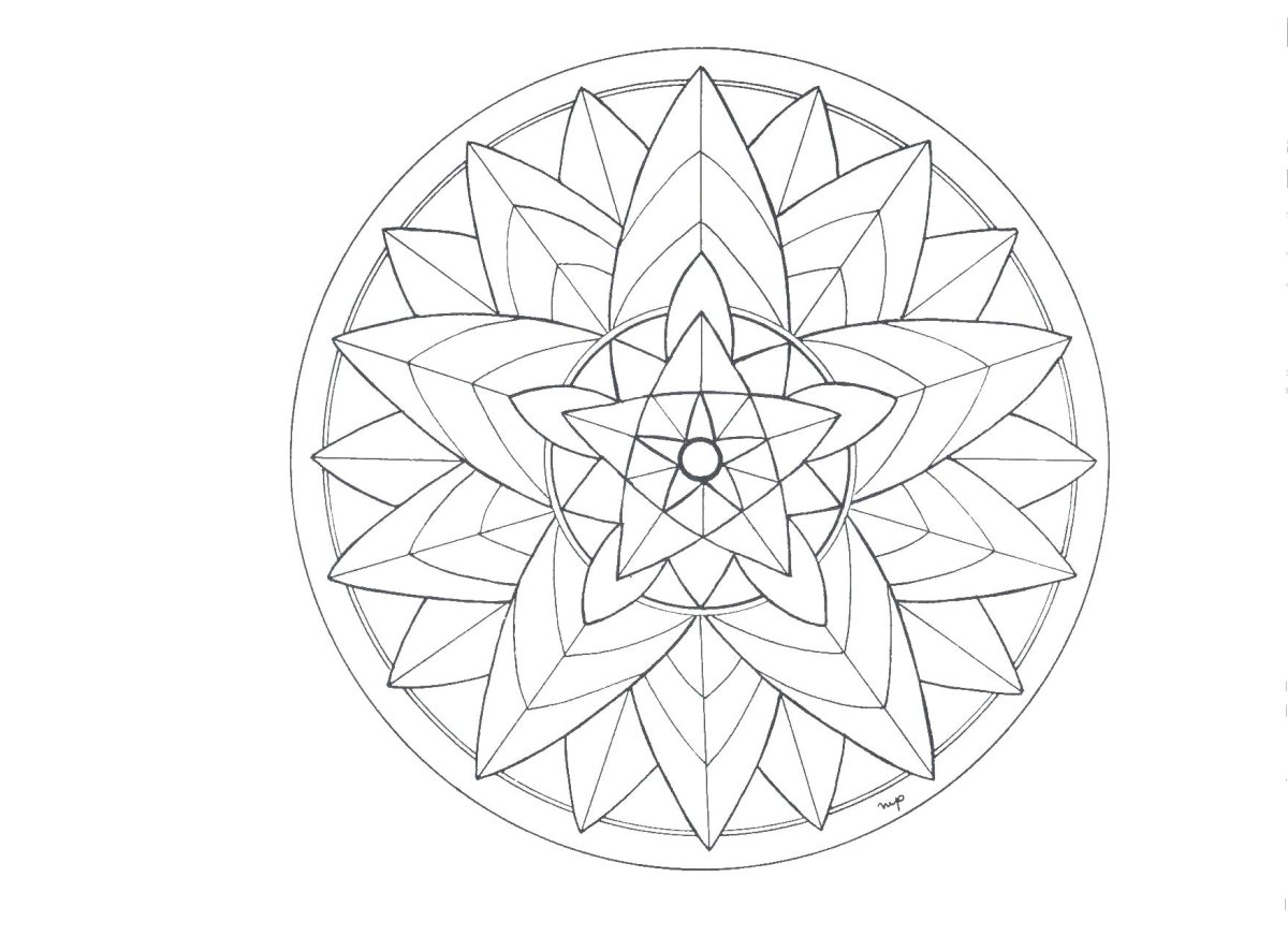 Мандала для младших школьников