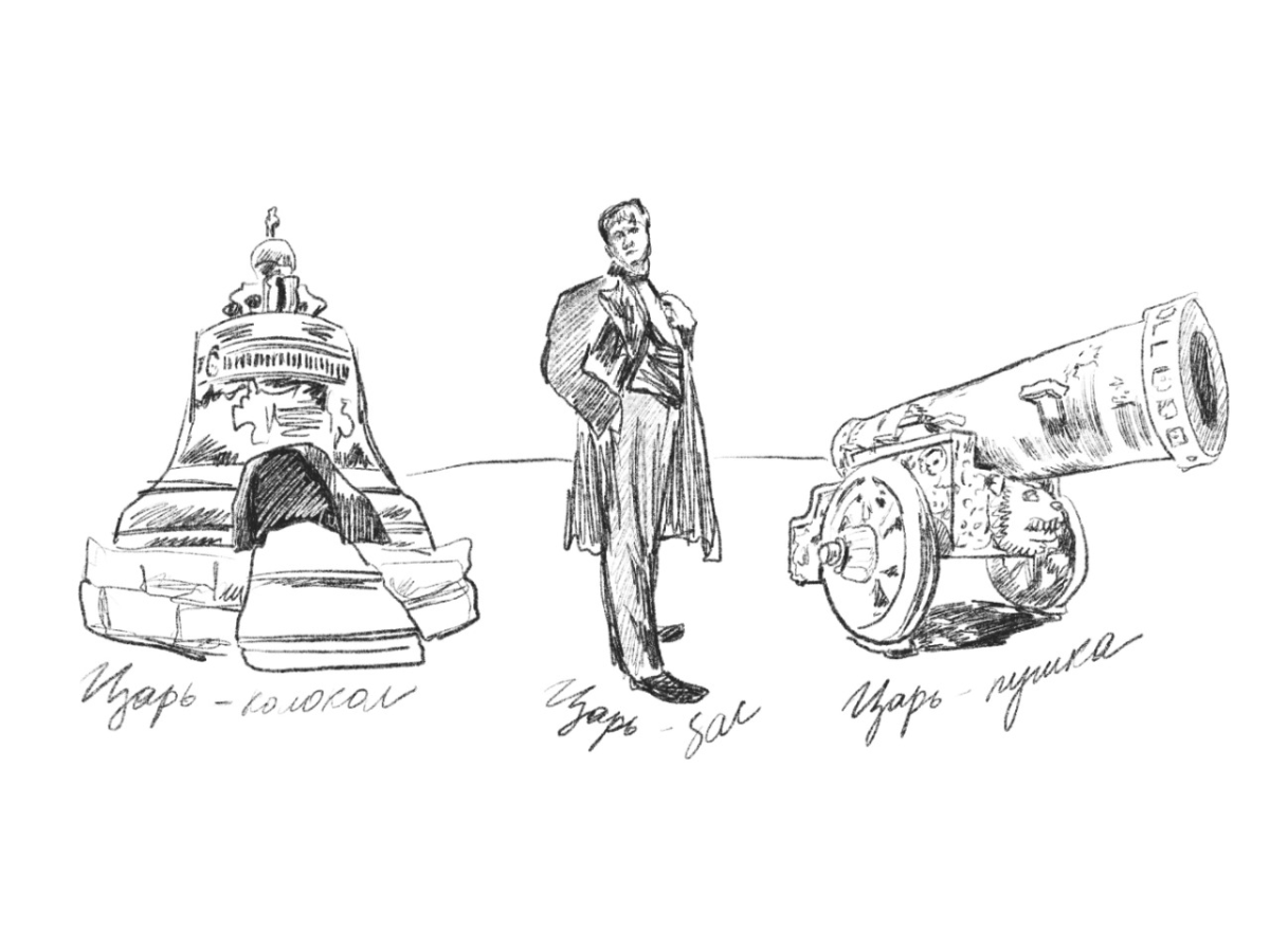 Раскраска царь колокол для детей