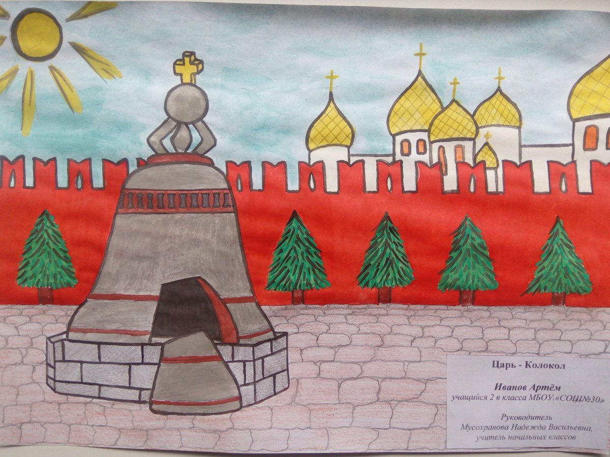 Царь колокол чертеж