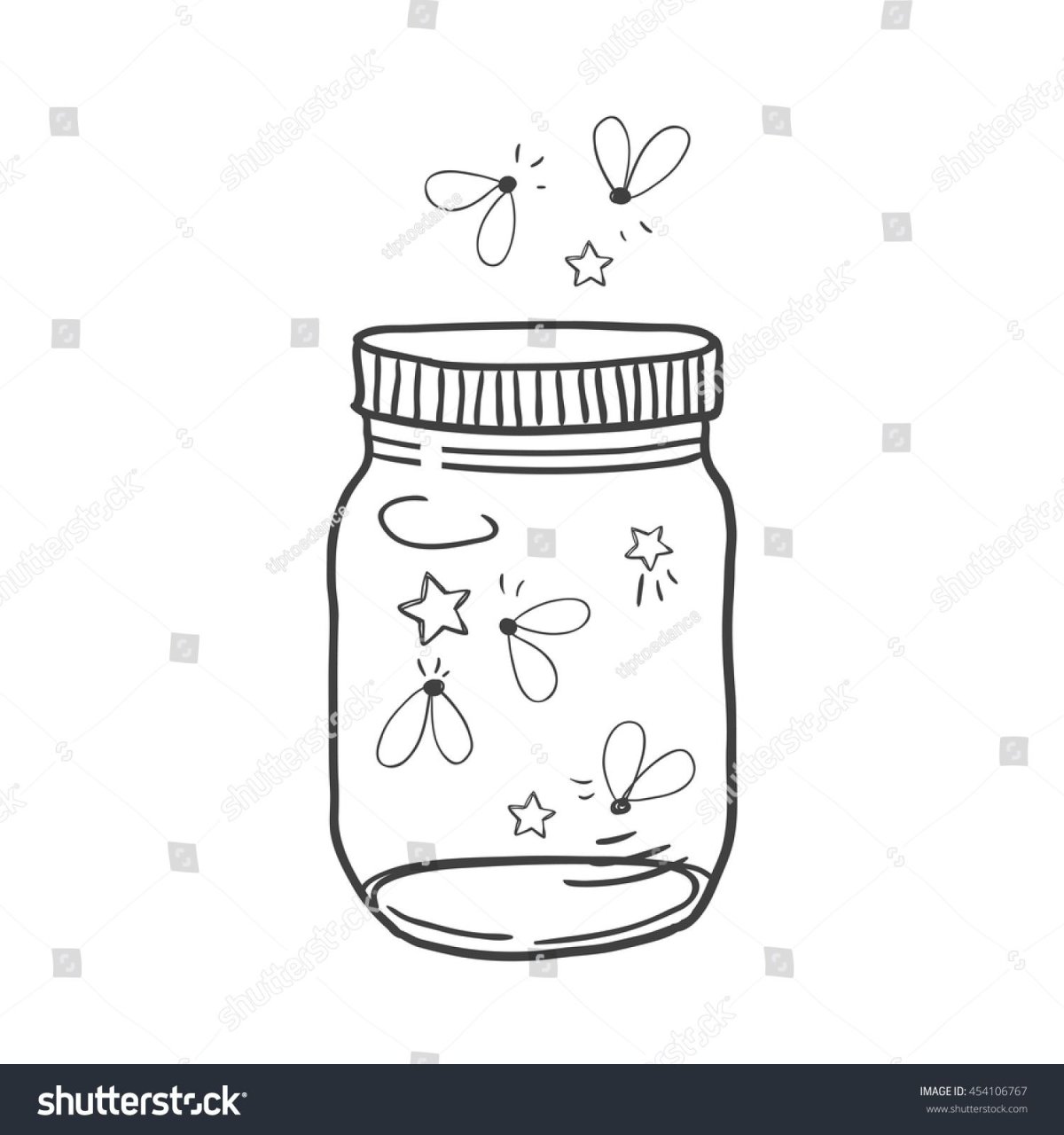 Баночка рисунок