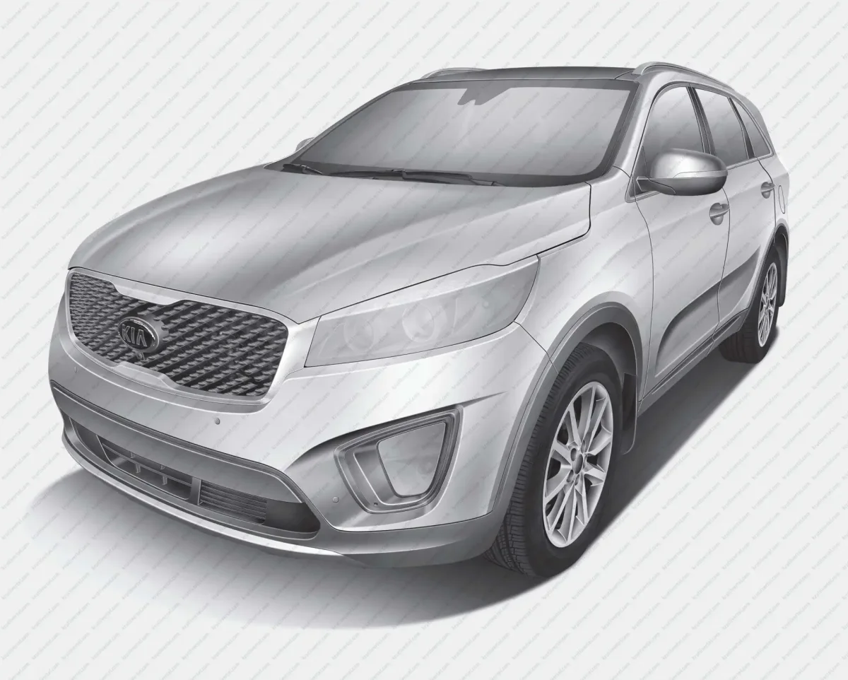 Раскраска Киа Соренто Прайм