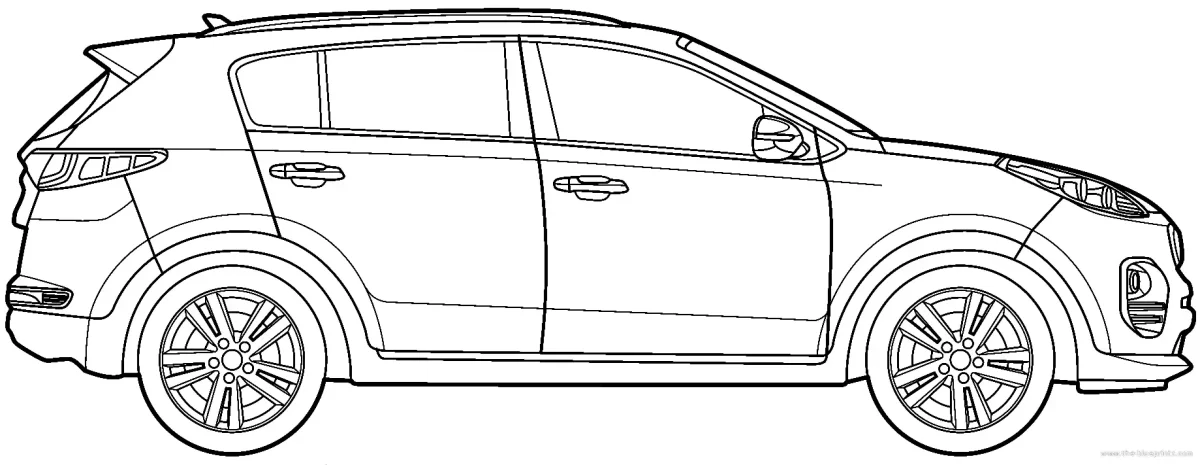 Раскраска Renault Duster