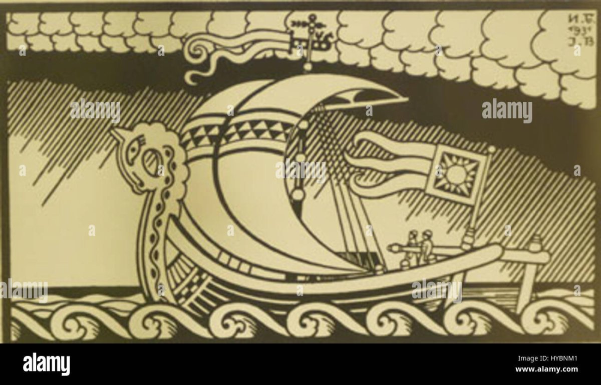 Билибин орнамент