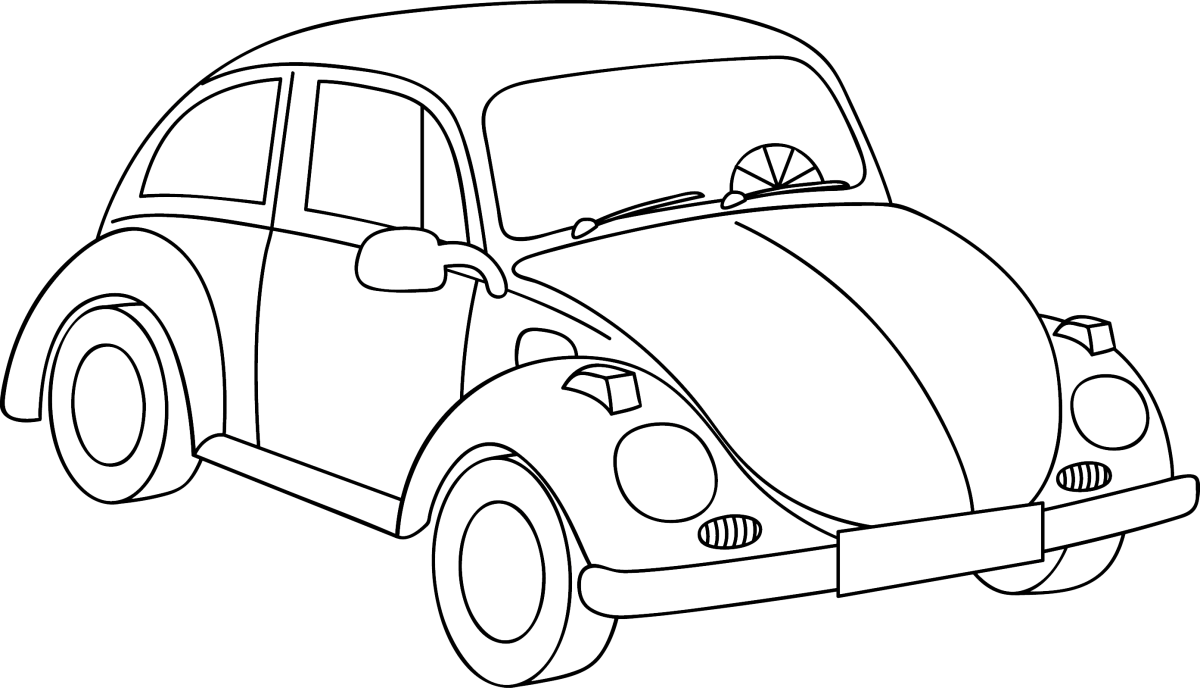 Разукрашка Фольксваген Жук