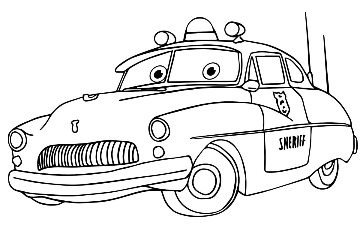 Раскраски для мальчиков Тачки