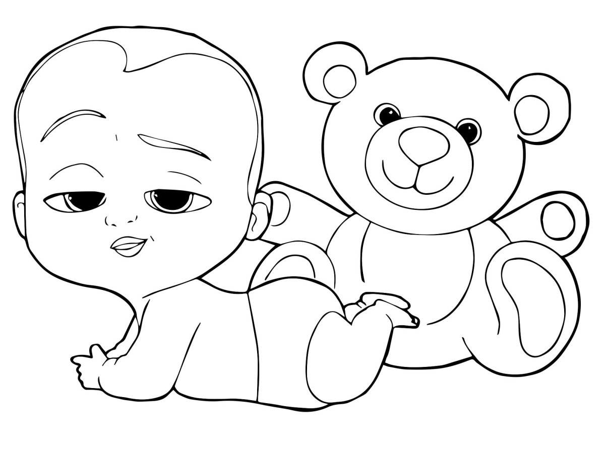 Раскраска брат