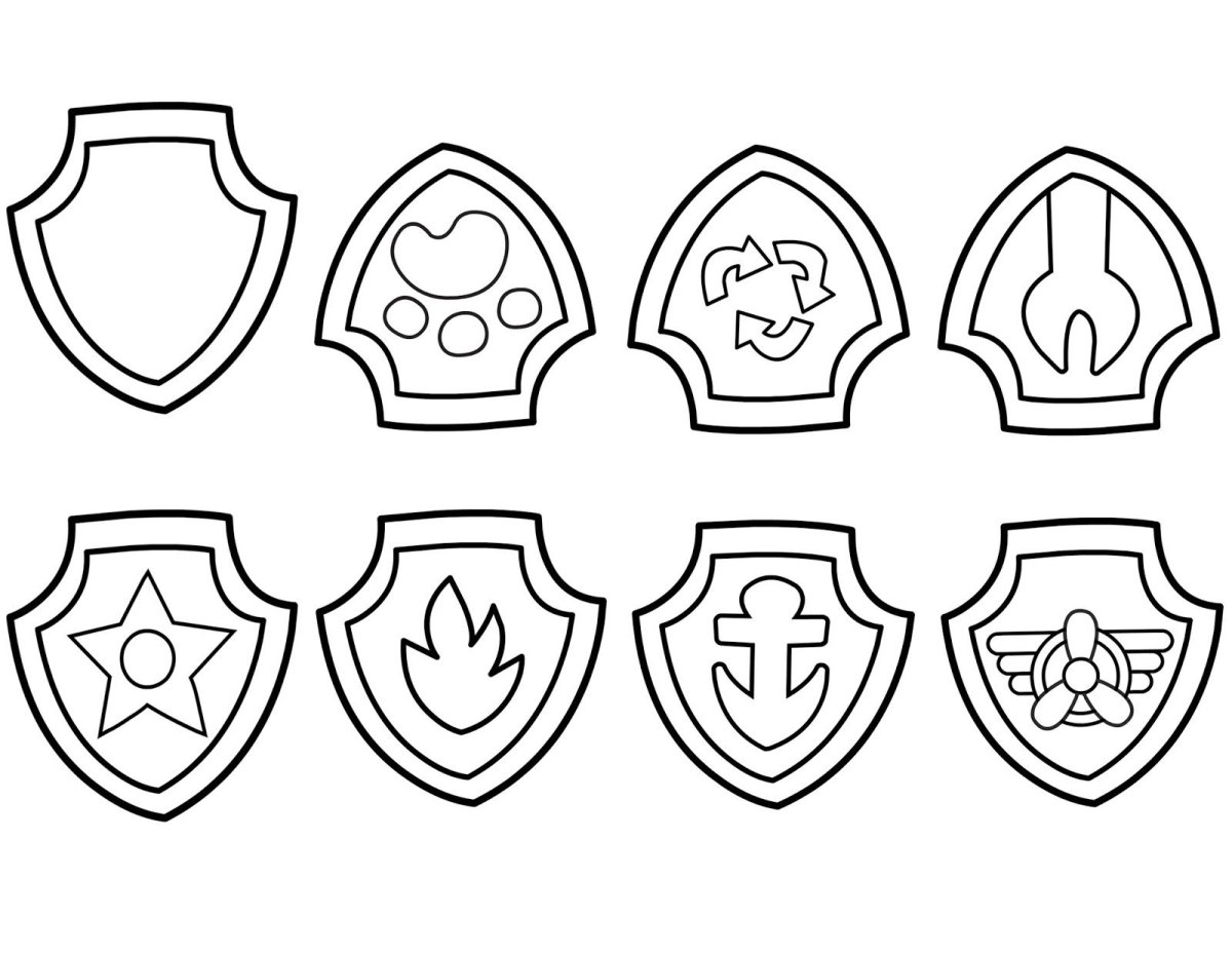 Щенячий патруль значок Маршала