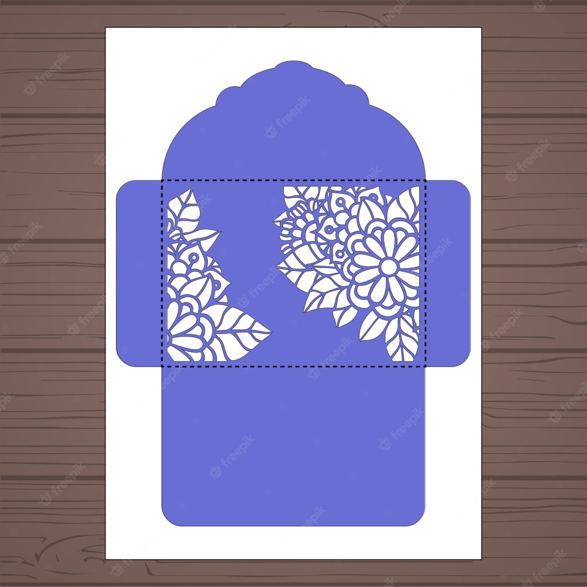 Макет конверта для плоттера