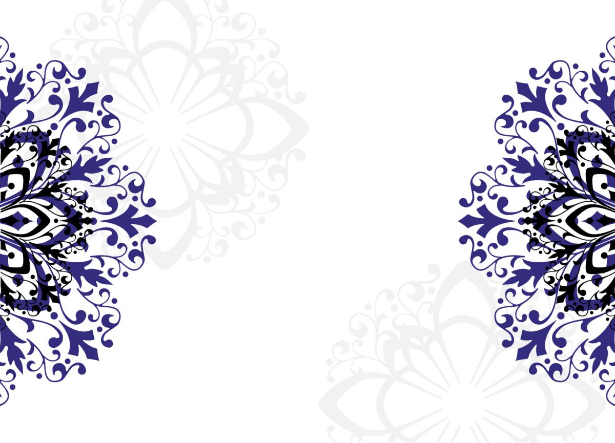 Визитка с орнаментом