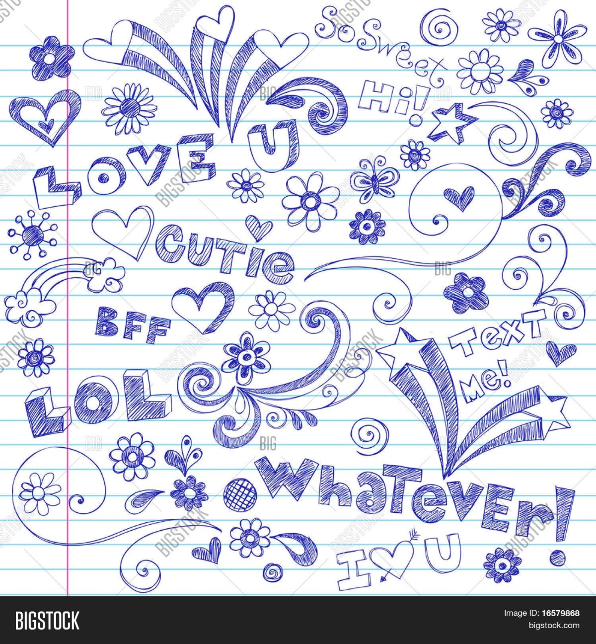 Рисунки для украшения тетради