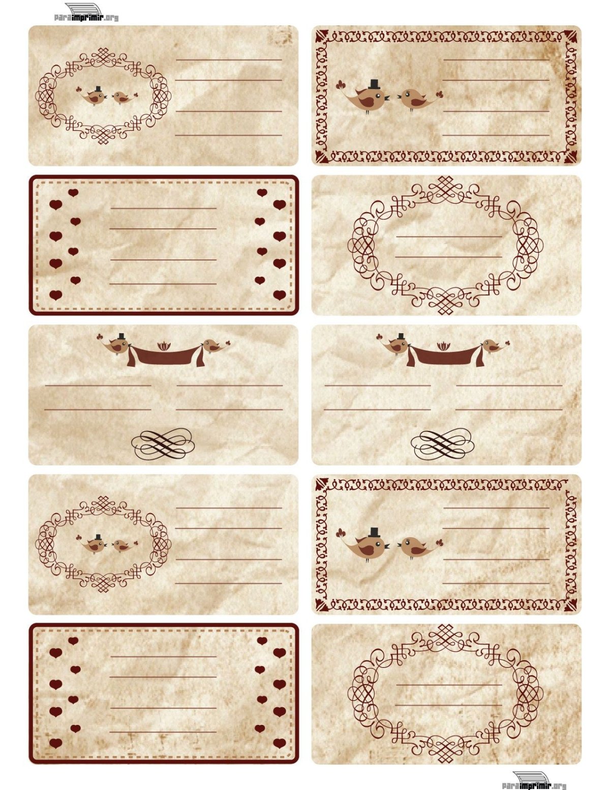 Этикетки для скрапбукинга