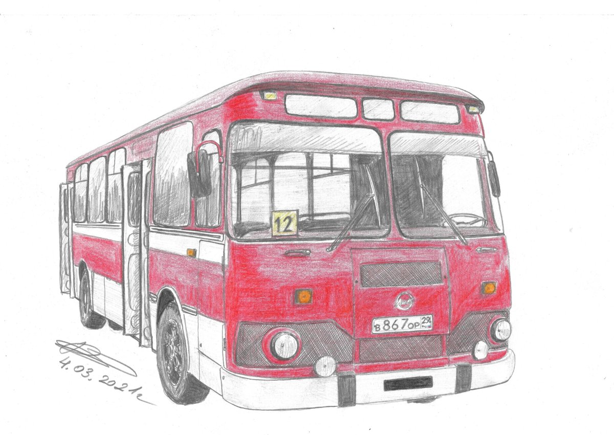 Раскраска водитель автобуса для детей