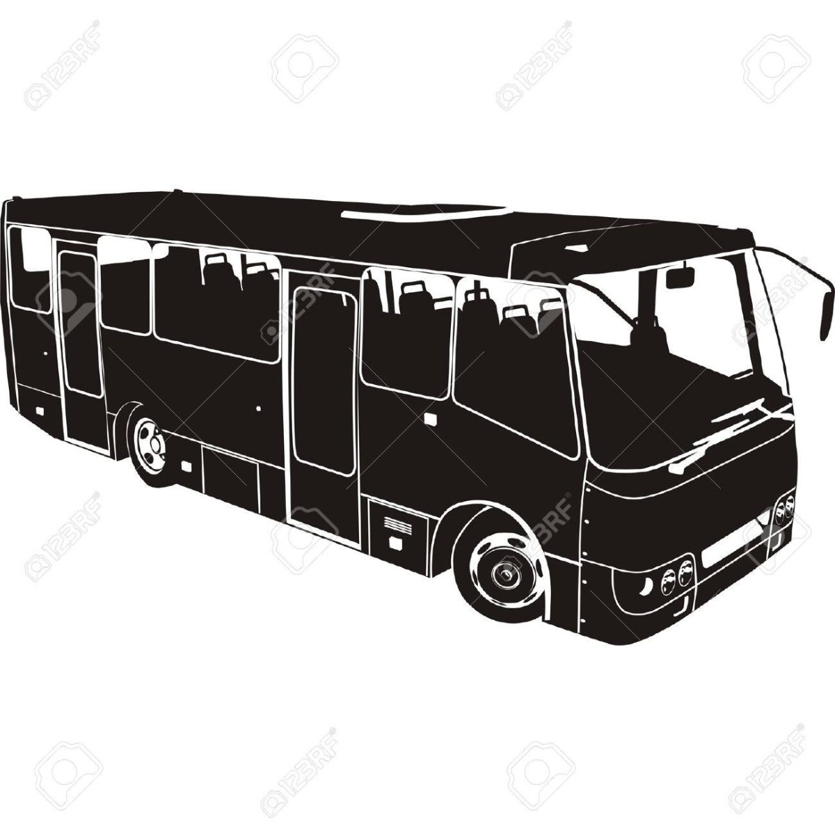 ЛИАЗ 677 рисованный