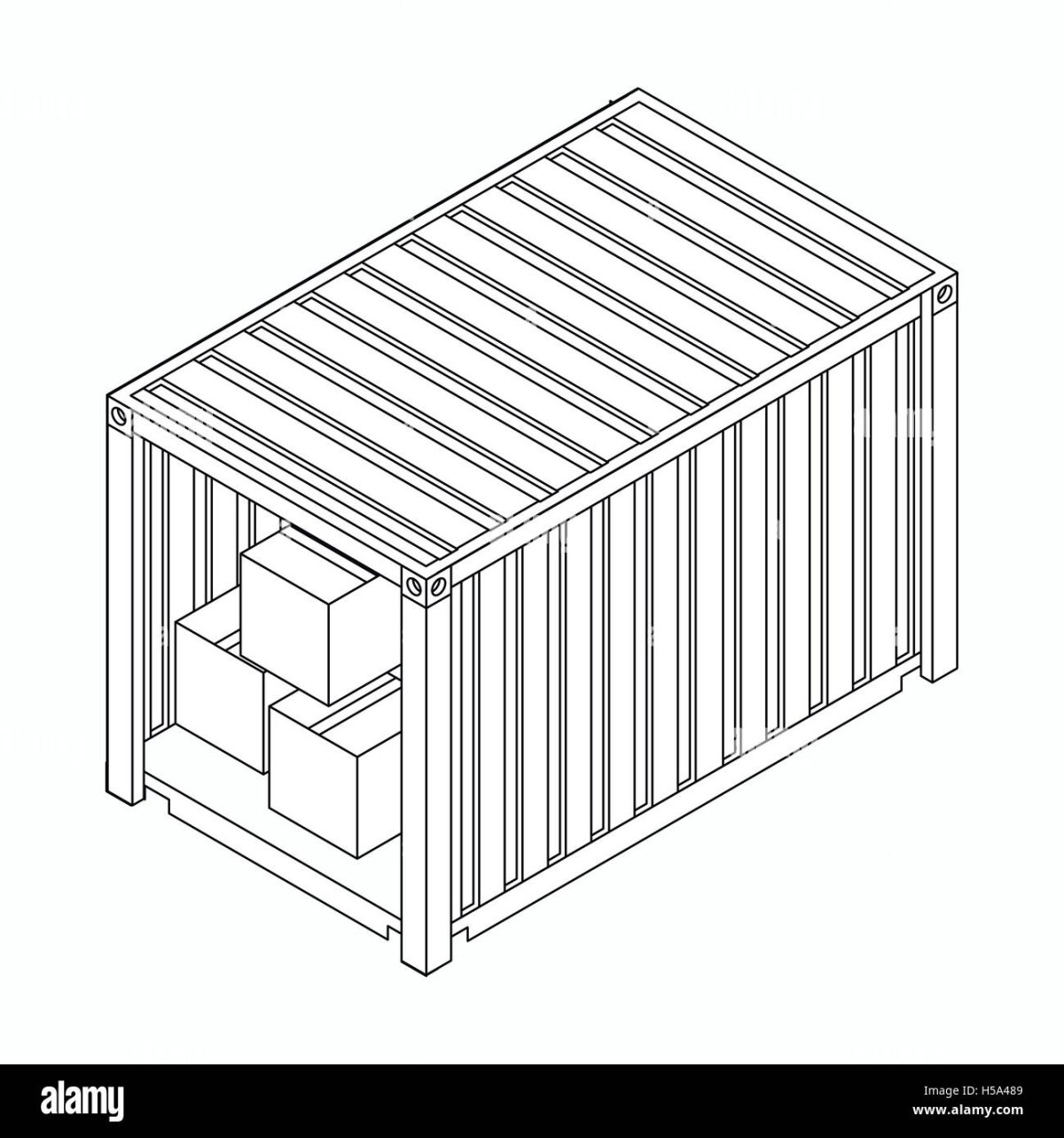 Изометрический контейнер