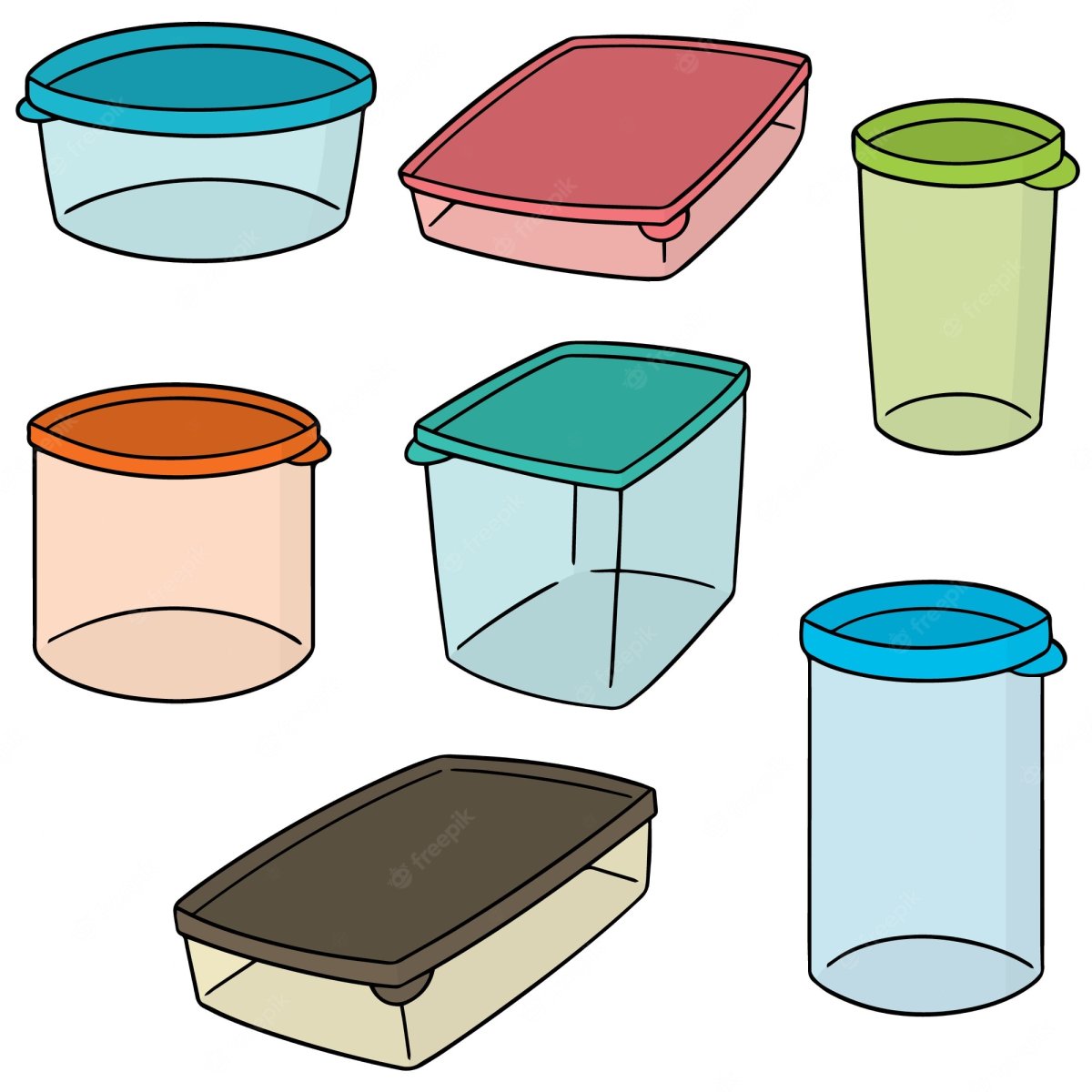 Контейнер на прозрачном фоне