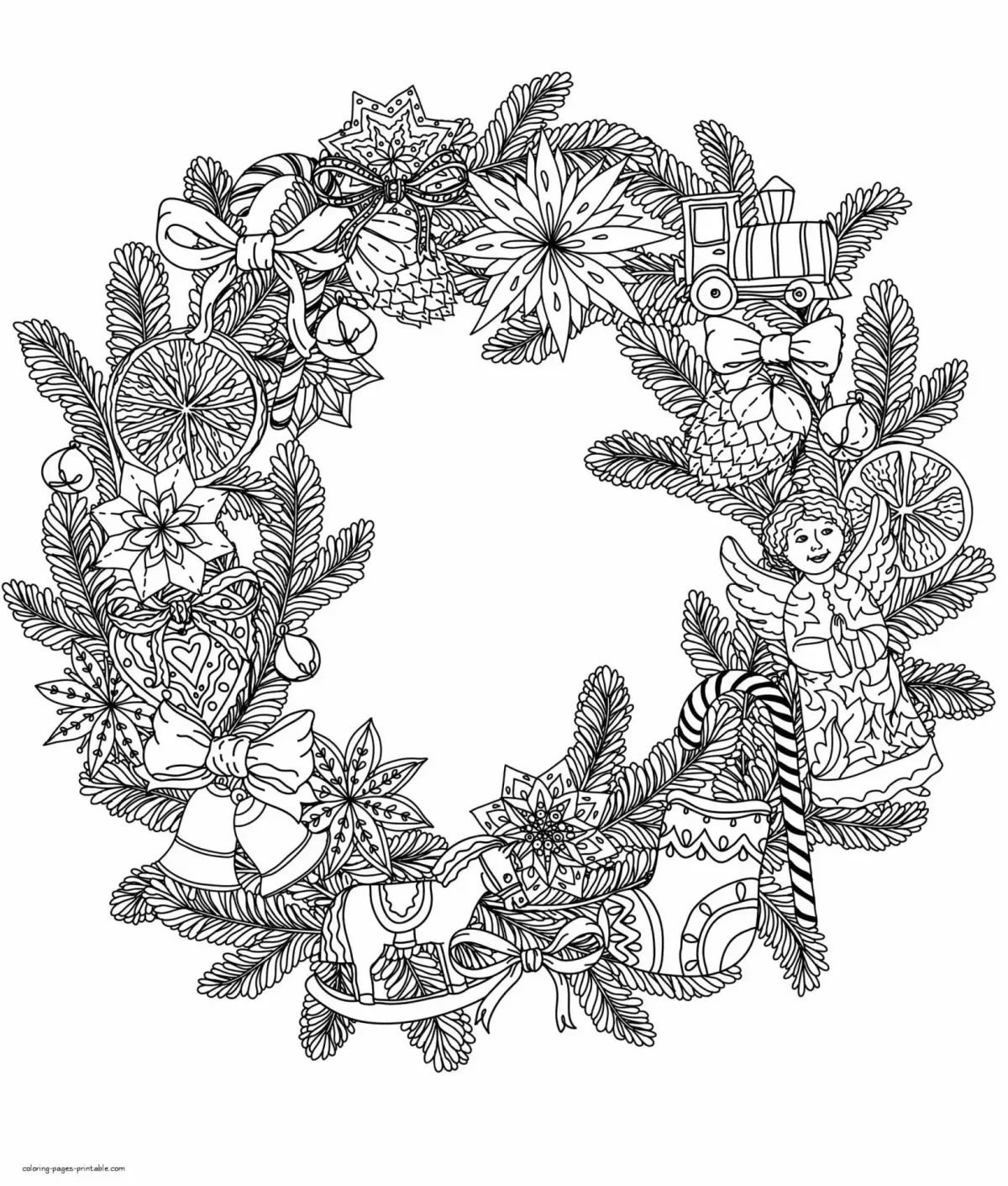 Раскраска украшения для девочек