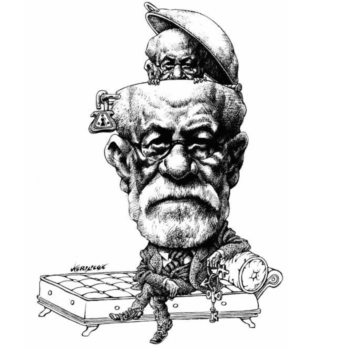 Зигмунд Фрейд сеанс психоанализа