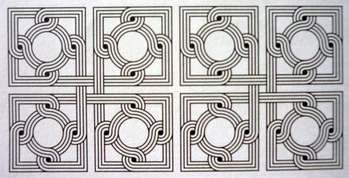 Грузинский орнамент Борджоли