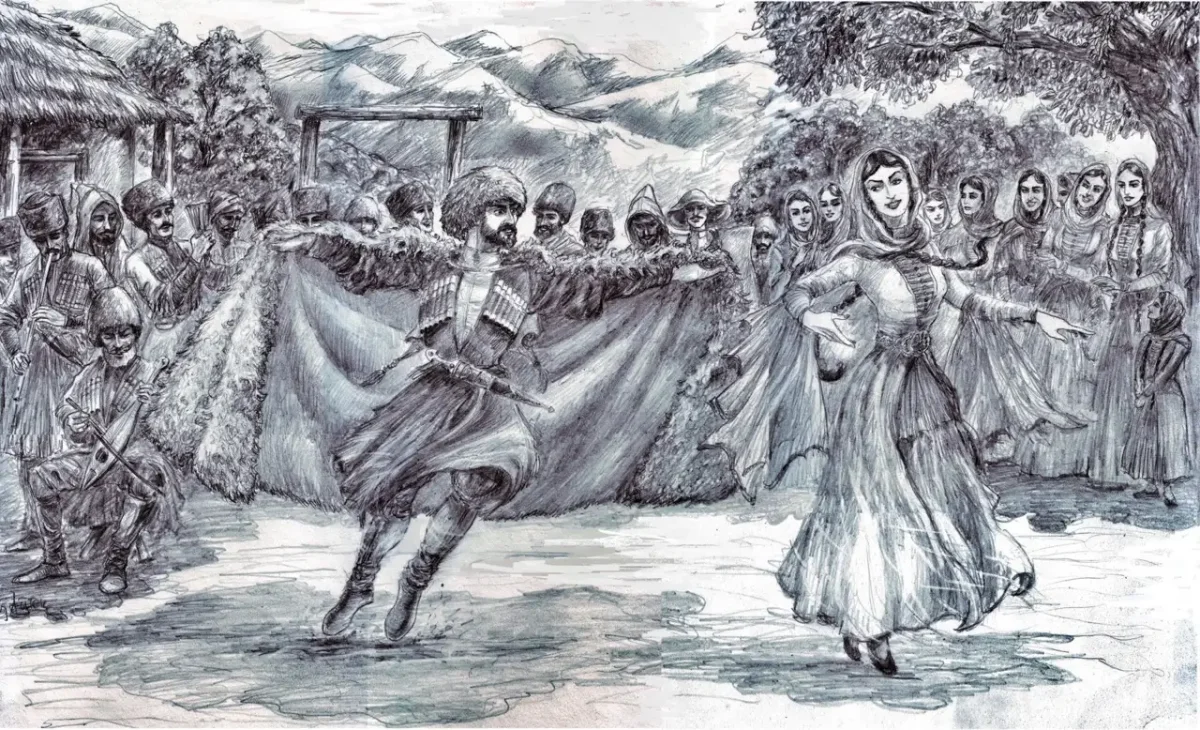 Нартский эпос танец