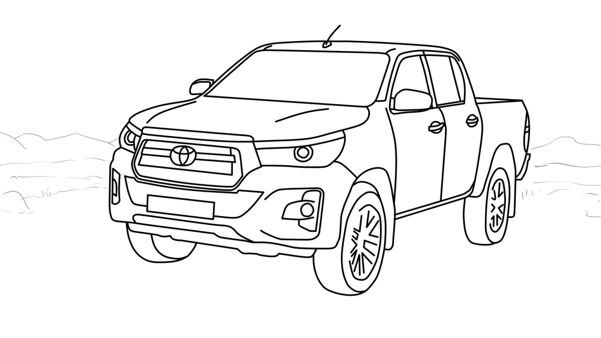 Toyota Hilux чб
