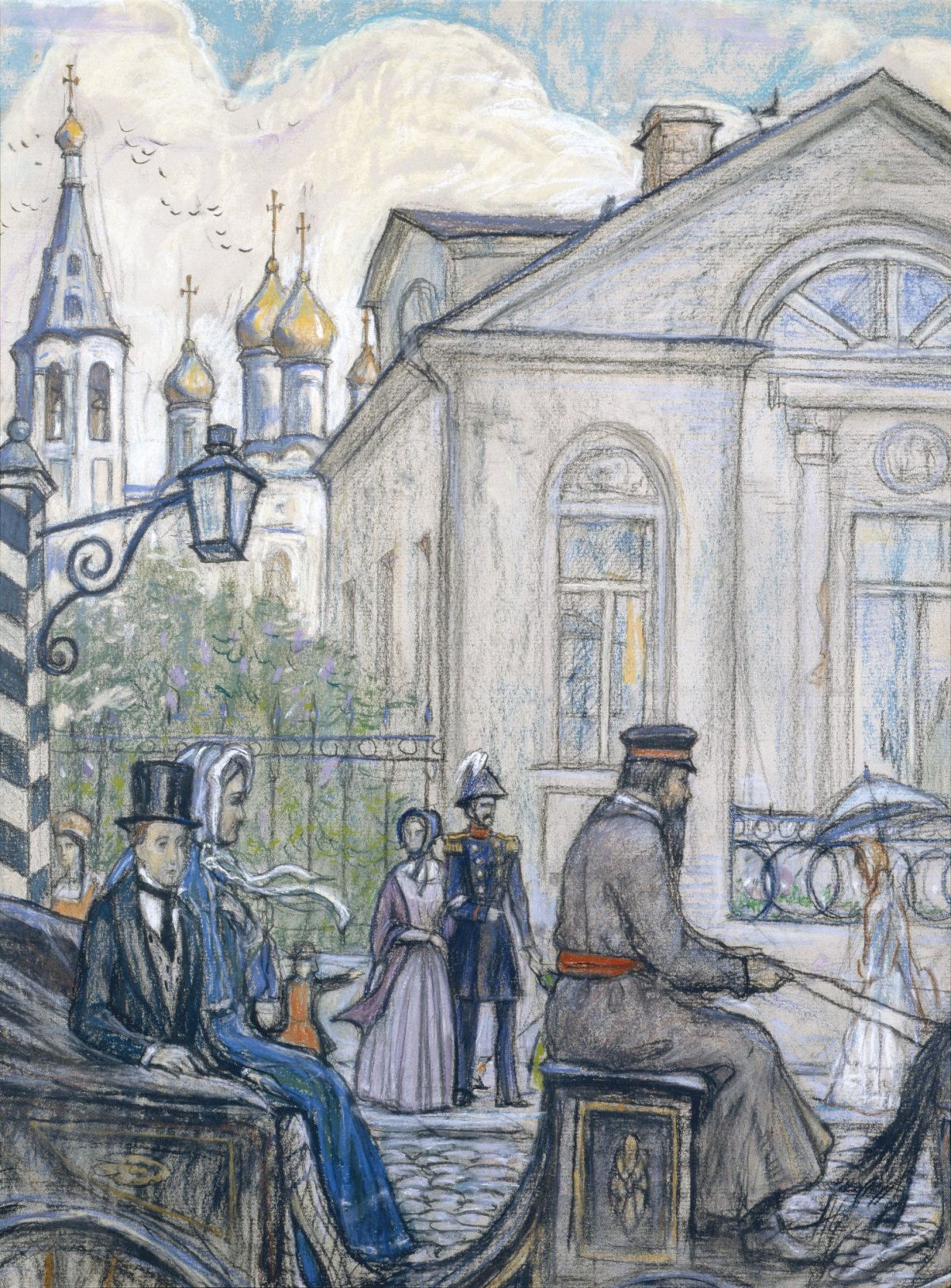 Иллюстрации Ильи Глазунова к роману обрыв