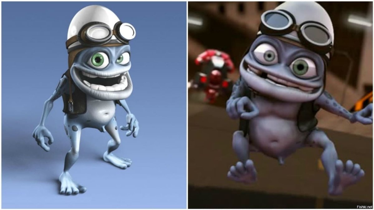 Crazy Frog с гипсом