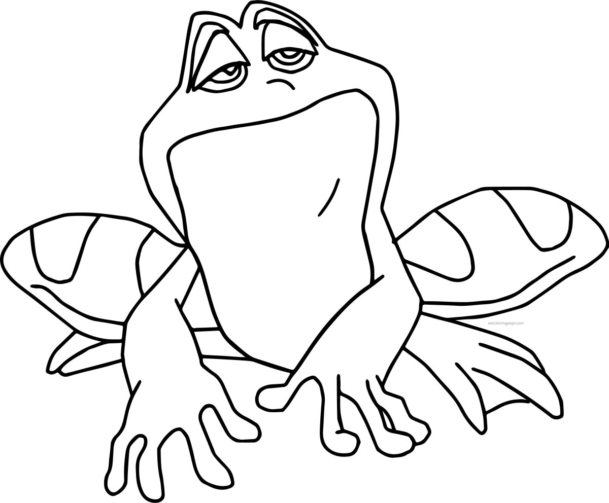 Раскраска Кермит лягушка