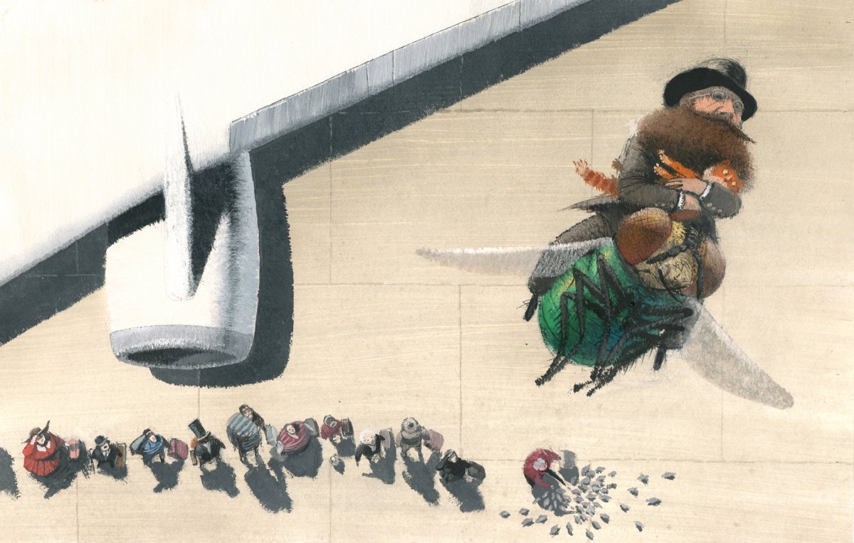 Олейников иллюстрация красная шапочка