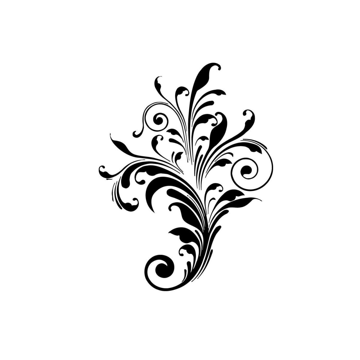 Вензеля цветы