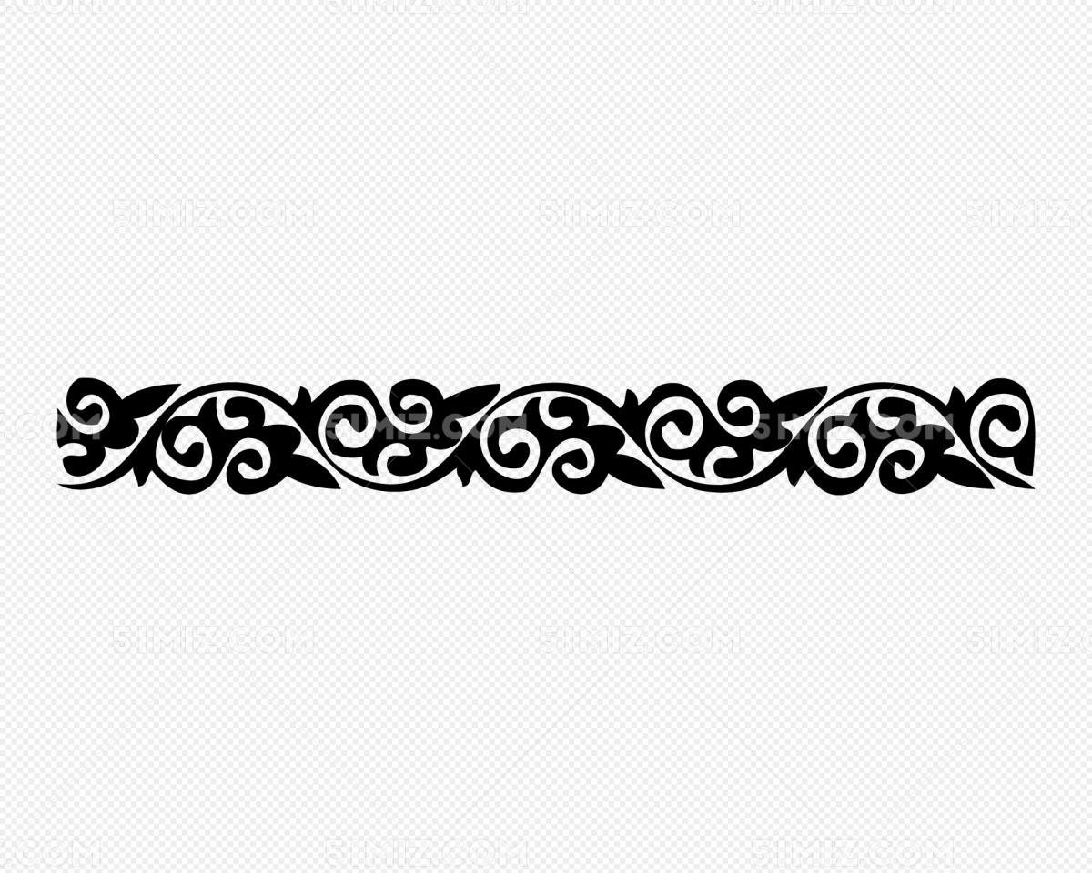 Казахский орнамент в полосе