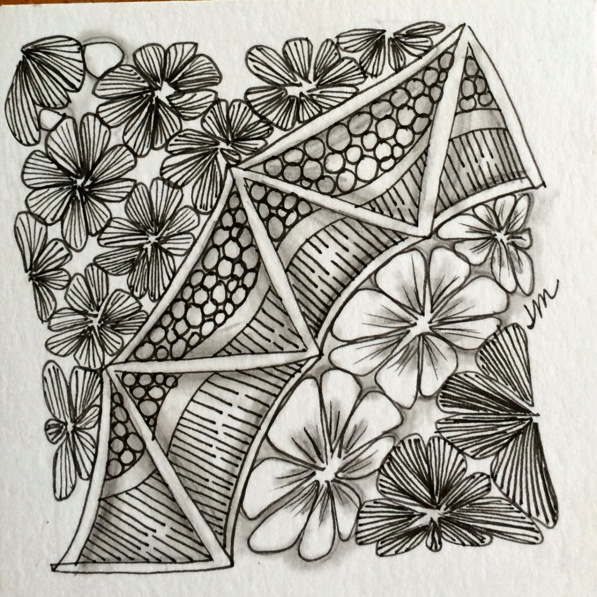 Зентангл узоры