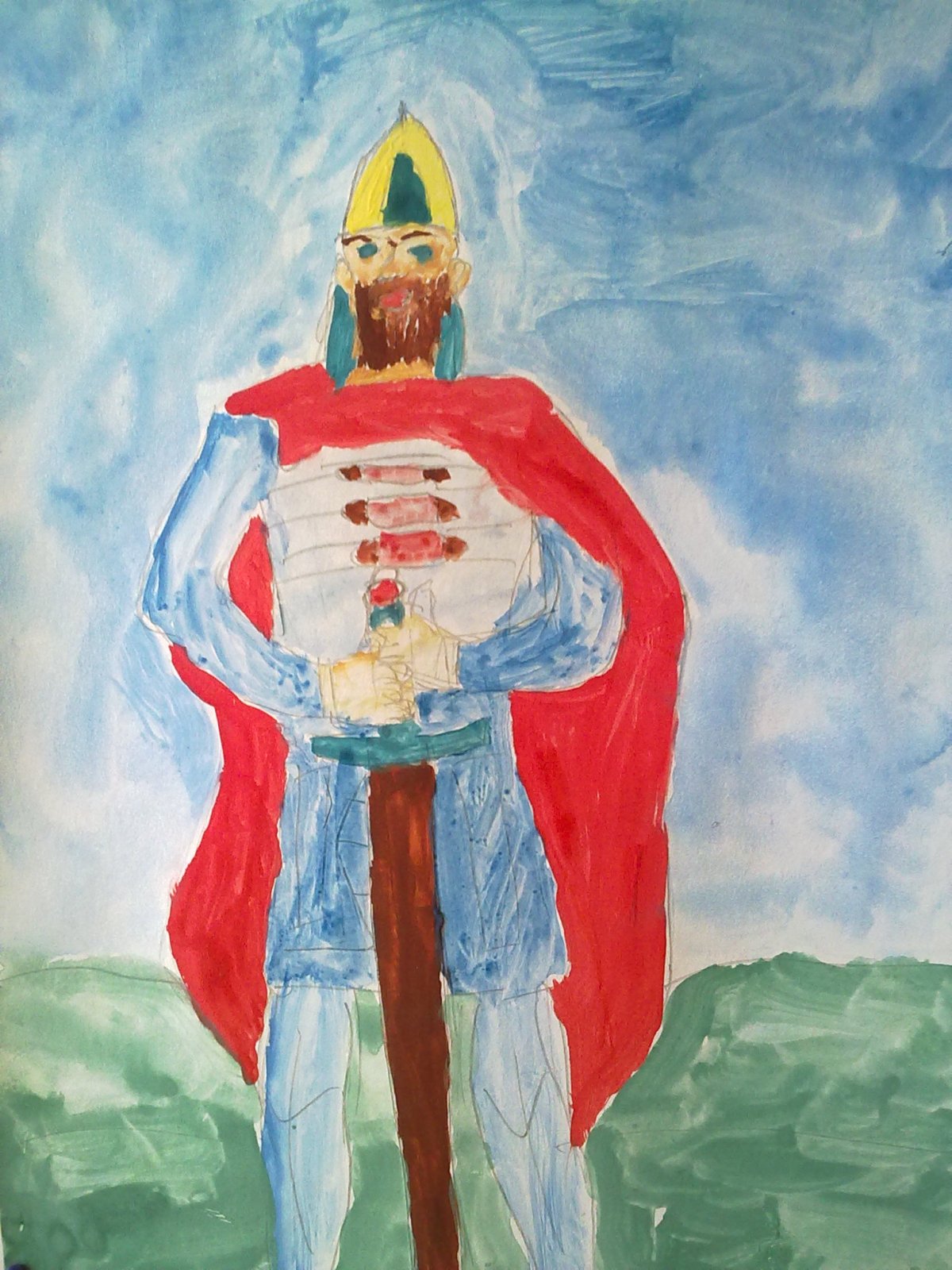 Александр Невский портрет