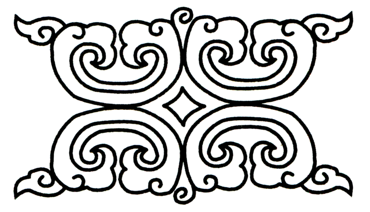 Бурятский молоточный орнамент