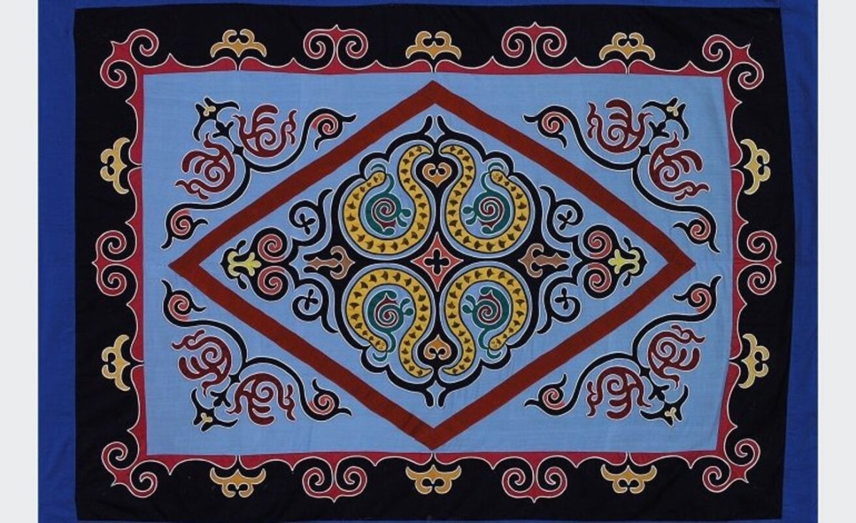 Нанайский ковер орнамент